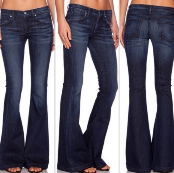 A Gold E Denim - Agolde Women's Boot Cut Jeans - Dark Blue size 31